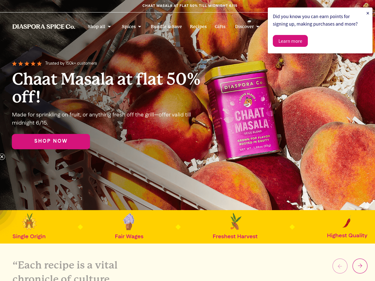 Diaspora Co. website